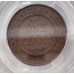 AUSTRALIA 1933/2 . ONE 1 PENNY . VARIETY . OVERDATE . PCGS XF45